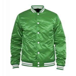 Satin Varsity Jacket Satin Varsity Jacket