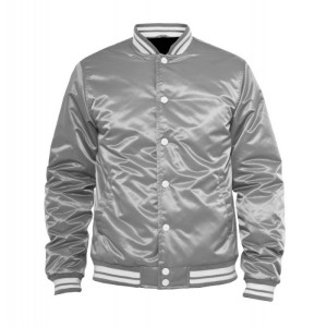 Satin Varsity Jacket Satin Varsity Jacket