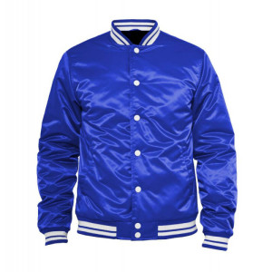 Satin Varsity Jacket Satin Varsity Jacket
