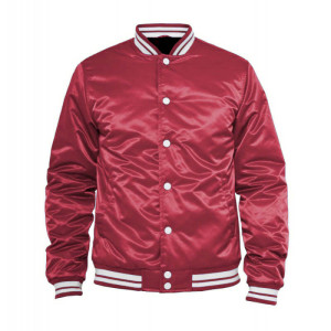 Satin Varsity Jacket Satin Varsity Jacket