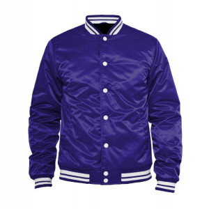 Satin Varsity Jacket Satin Varsity Jacket